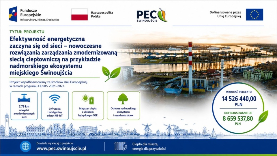 Miliony na modernizację sieci ciepłowniczej w Świnoujściu