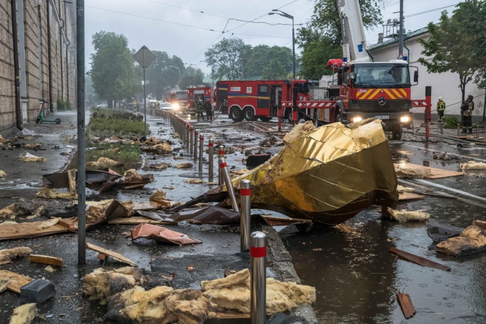 Zmasowany atak na Kijów