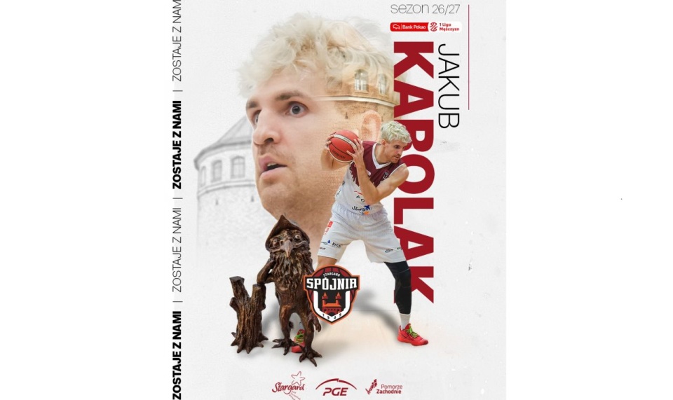 Jakub Karolak zostaje w Spójni