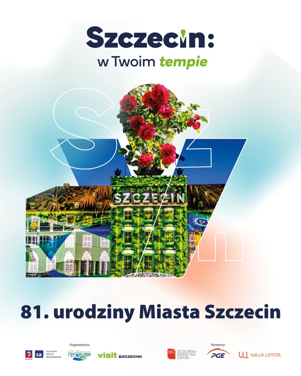81. Urodziny Szczecina. Mapping, Różanka, Gryf Film i Come With Us Festival
