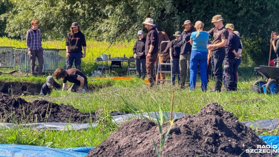 Drugi sezon badań na Srebrnym Wzgórzu w Wolinie. Fot. Weronika Łyczywek [Radio Szczecin]