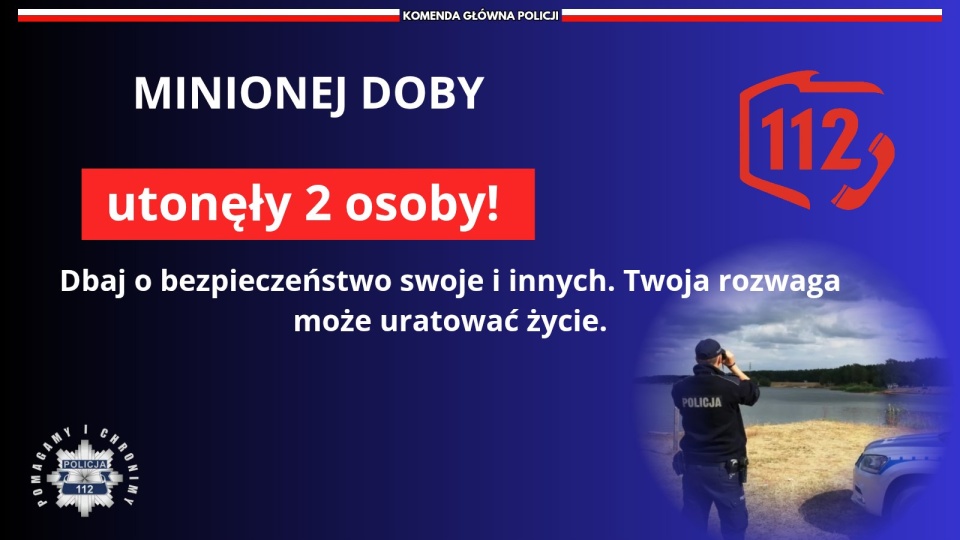 W sobotę utonęły dwie osoby, a od początku czerwca - 79
