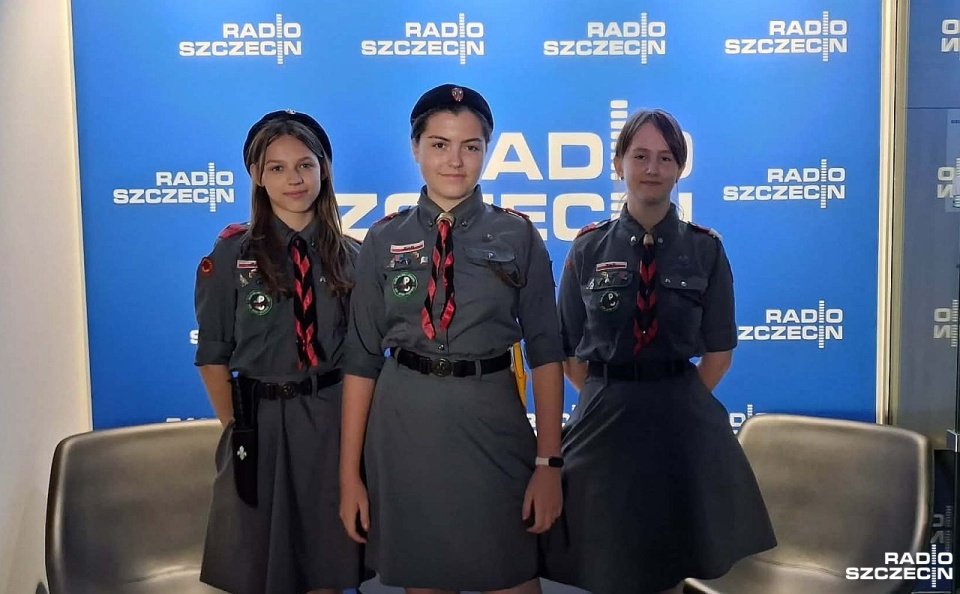 Harcerki zdobywały sprawności w Radiu Szczecin