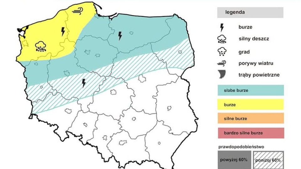Prognoza pogody na 23 i 24 lipca