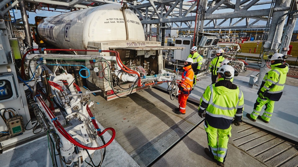 Terminal LNG z nowym stanowiskiem załadunkowym [ZDJĘCIA]