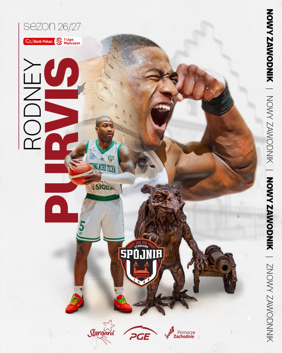 Amerykanin z NBA koszykarzem PGE Spójni
