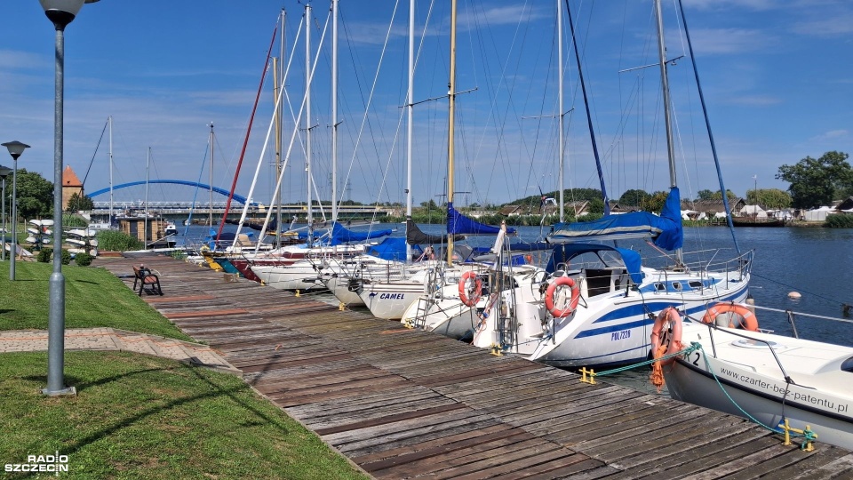Wolińska marina cieszy się dużą popularnością