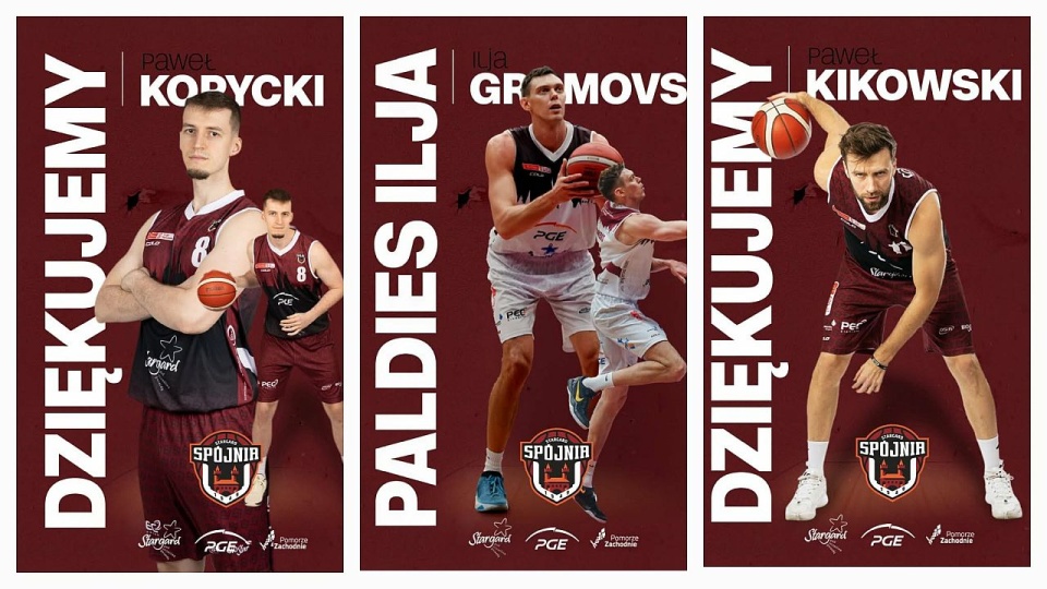 PGE Spójnia pożegnała koszykarzy