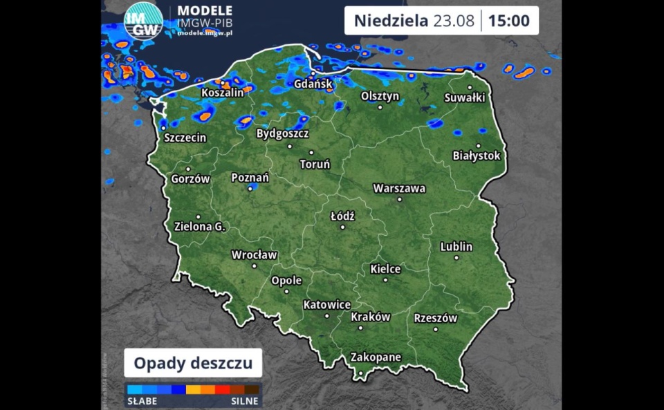 IMGW: burze nad morzem