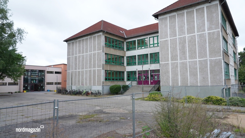Baustelle Schule Löcknitz für Stettin. Fot. NDR
