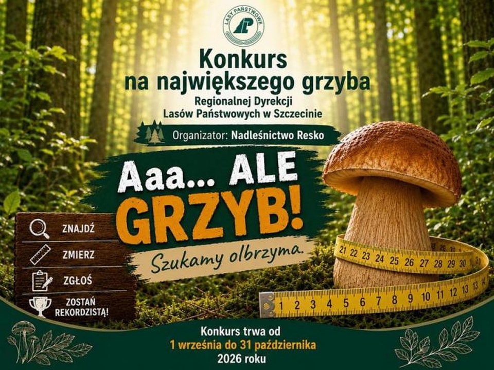 Konkurs dla grzybiarzy w Resku