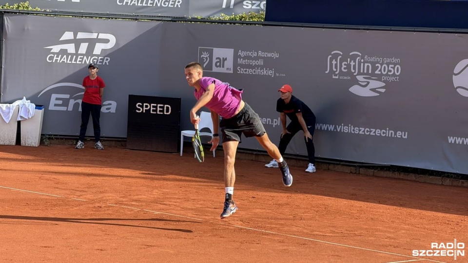 Szczecinianin odpadł w 1. rundzie Invest in Szczecin Open [ZDJĘCIA]