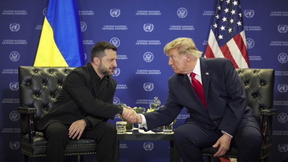 Donald Trump spotkał się z prezydentem Ukrainy