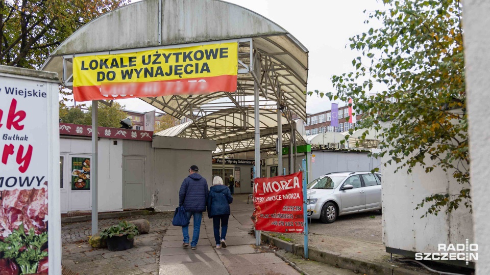 Targowisko przy Pl. Kilińskiego w Szczecinie gaśnie