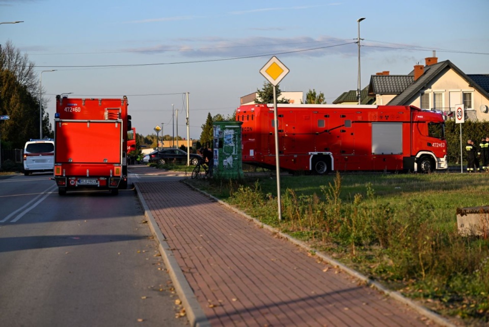 Obiekt przypominający drona na posesji na Podkarpaciu, poszukiwania koło Lublina