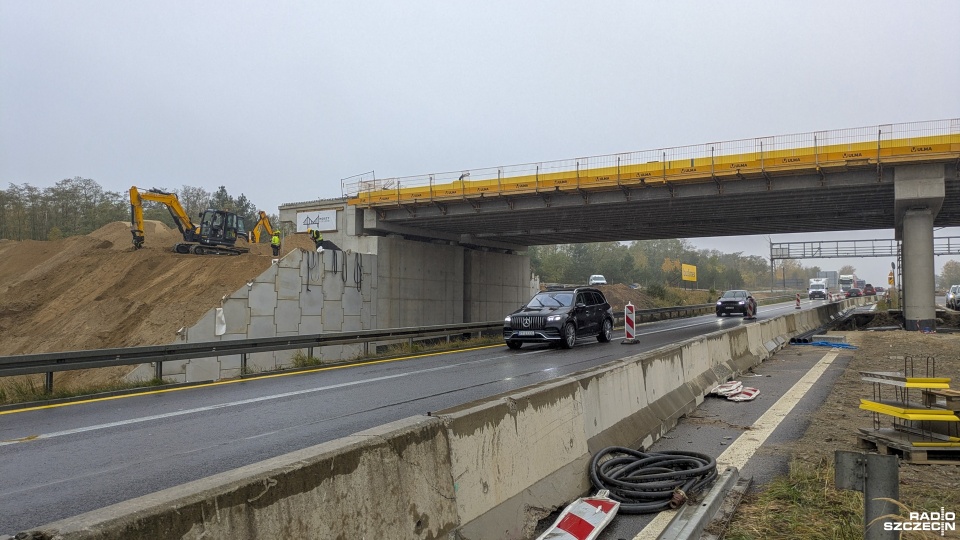 Znamy wstępny termin oddania do użytku zawrotki na A6 w okolicy Kołbaskowa [WIDEO, ZDJĘCIA]